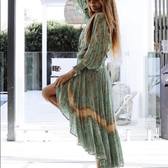 Spell Tops - Spell & The Gypsy Maisie Blouse in Turquoise Sz S NWT